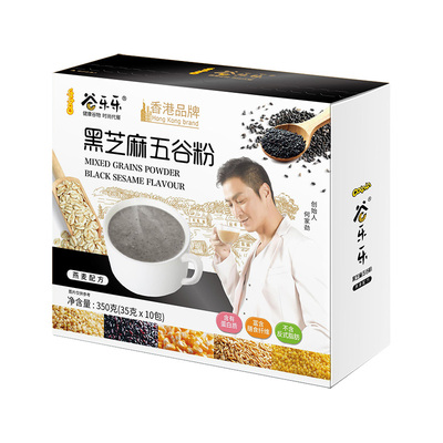 黑芝麻五谷粉(盒装)